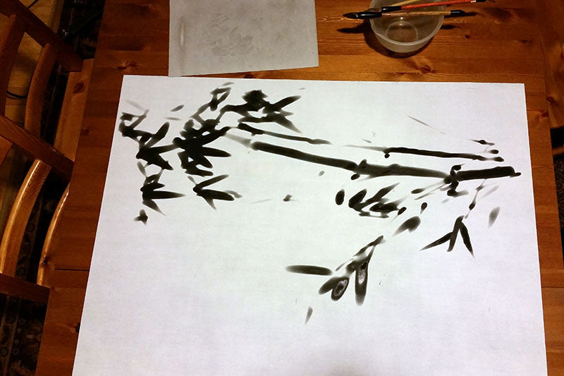 Magic Water Writing Cloth: Portable Reusable Surface for Mess-Free Art and Calligraphy
