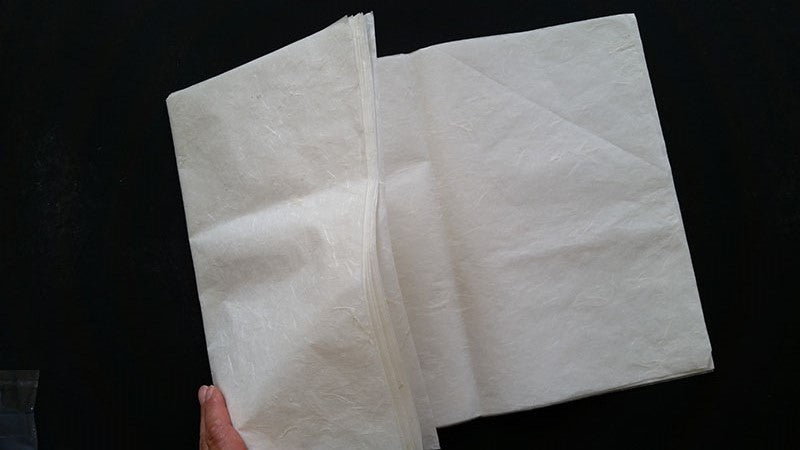 Mulberry Paper #2B Pi/Kozo Thin - 10 Sheets 13.5" × 26" (23gsm)