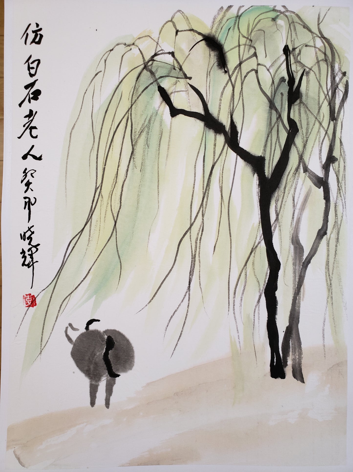 Confucius Unsized Xuan Rice Paper Pad - 30 Sheets (10"x14")