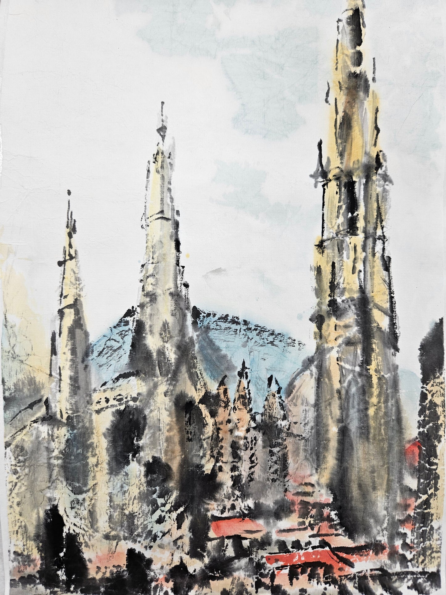 Unsized Tanpi Xuan Rice Paper Large Sheets 27x57 - 10 sheets