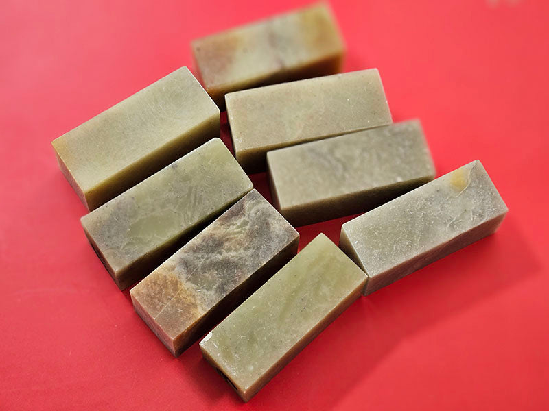 2cm 3/4" Indian Soapstone with Box for Chinese Name Chop or Mood Seal