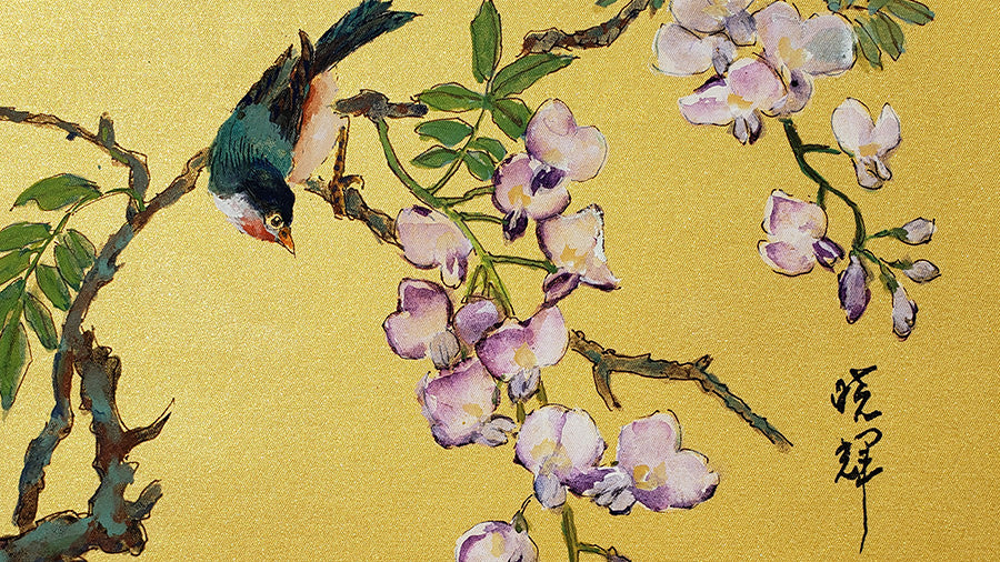 Paper-backed Silk for Gongbi Chinoiserie - Gelatin-free Sized 13.5W | 27.5W Cut to Order or Full Roll