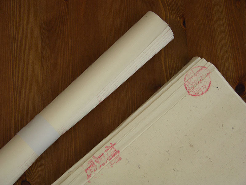 Full Raw (Absorbent) Unsized Single-Ply Xuan Paper – Yu-Ban “Jade Plaque” Rice Paper from Jing County