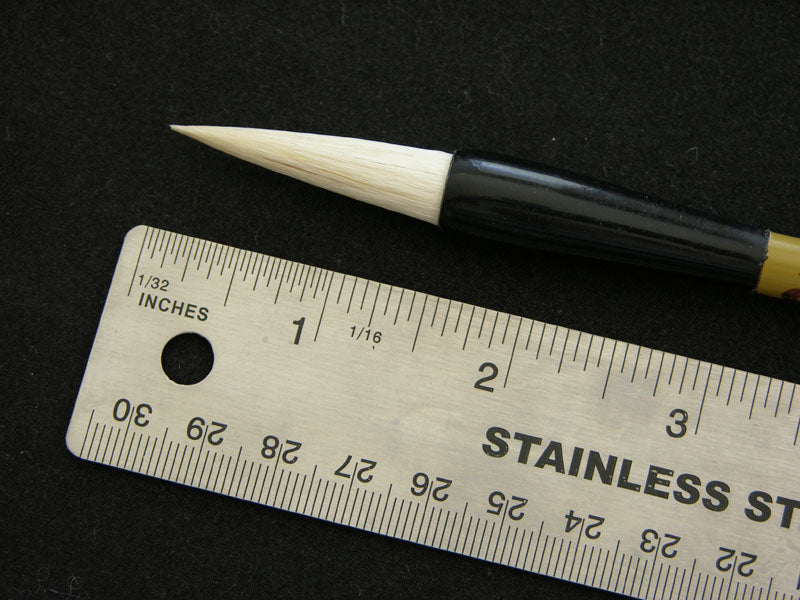 Set of Five Essential Brushes for Chinese Brush Painting and Calligraphy