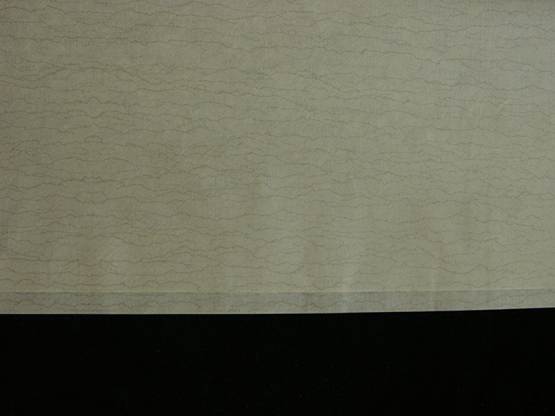 Marbled Wave Xuan Paper, Semi-Sized Large Sheet - 52″ × 26″, Blue Grey / Cappuccino / Coffee