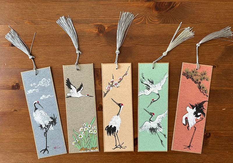 Classic Chinese-Style Blank Bookmarks for Calligraphy & Painting - Set of 5