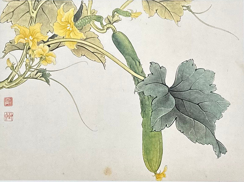 Gongbi Painting Workshop with Victoria: Cucumber Flowers Jun 17 2025