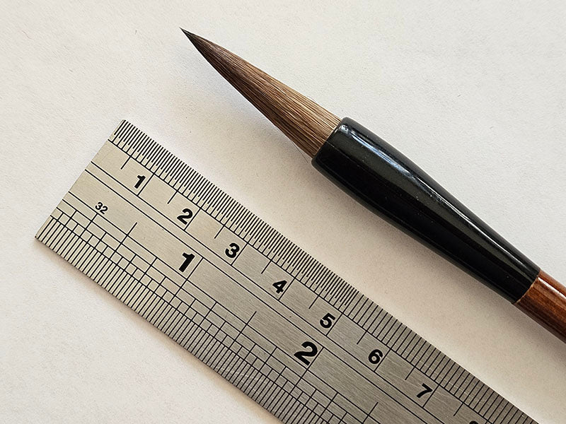 Set of Five Essential Brushes for Chinese Brush Painting and Calligraphy