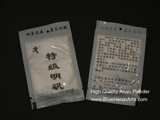 Alum Powder for Chinese Painting, Calligraphy, and Mounting