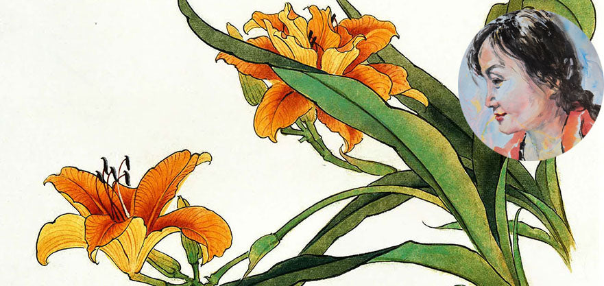 Daylily Gongbi Painting with Victoria (Oct 14)