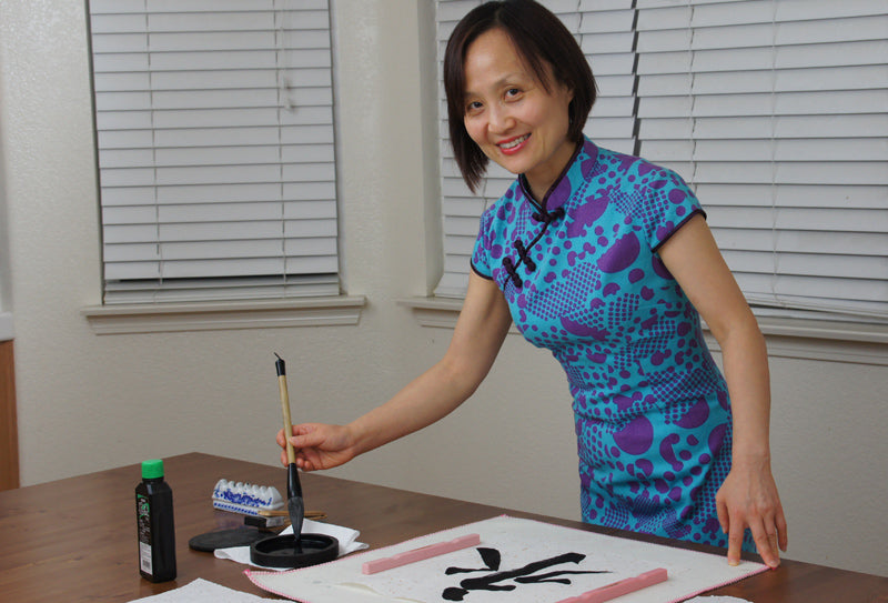 Dragonfly on a Lotus Gongbi Painting Workshop with Victoria 0818