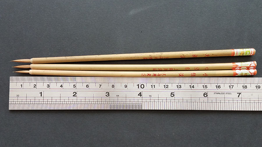 Yiwen "Garment Contour" Brush Set (Wolf Hair) for Figure Painting