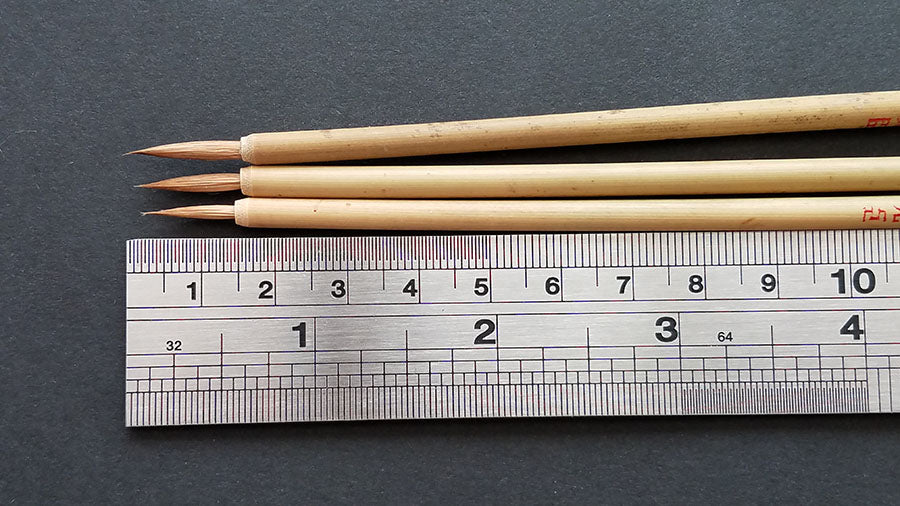 Yiwen "Garment Contour" Brush Set (Wolf Hair) for Figure Painting