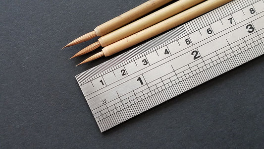 Yiwen "Garment Contour" Brush Set (Wolf Hair) for Figure Painting