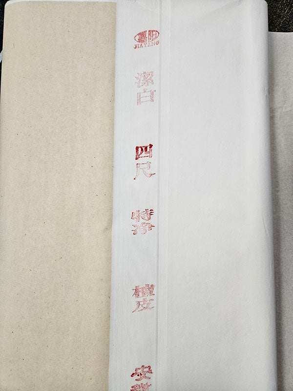 Unsized Tanpi Xuan Rice Paper Large Sheets 27x57 - 10 sheets