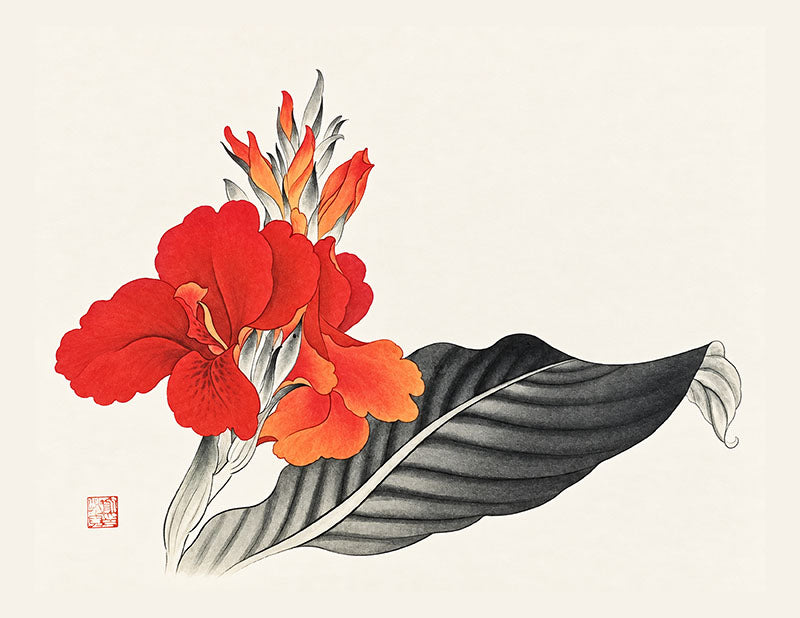 Canna Lily on Silk — Gongbi Painting Workshop with Victoria on October 13