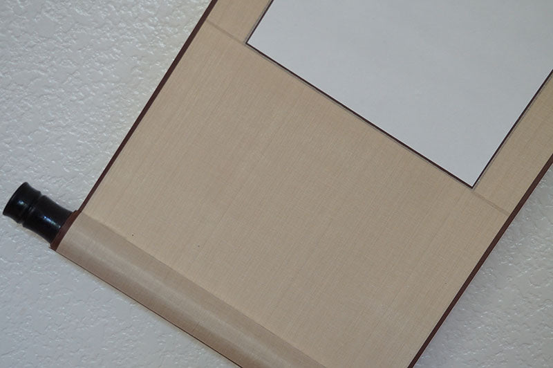 Blank Hanging Silk Scroll SM for Sumi-e & Calligraphy (29" x 11") - Choose Your Color