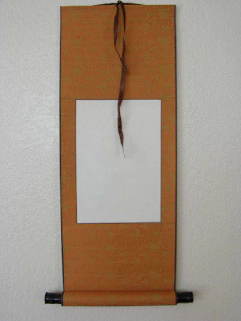 Blank Hanging Silk Scroll SM for Sumi-e & Calligraphy (29" x 11") - Choose Your Color