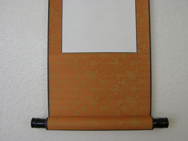 Blank Hanging Silk Scroll SM for Sumi-e & Calligraphy (29" x 11") - Choose Your Color