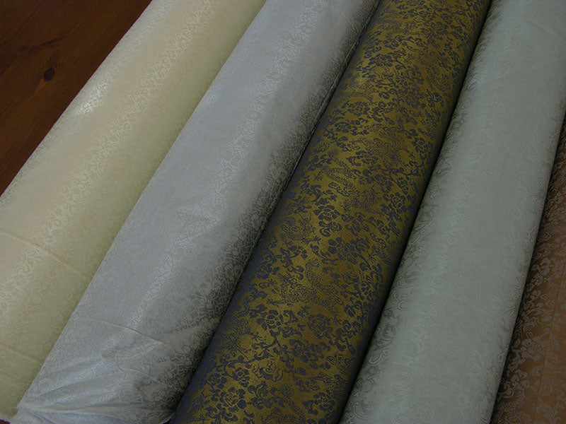 Iron-on Silk Brocade for Dry-Mounting (34" Width)