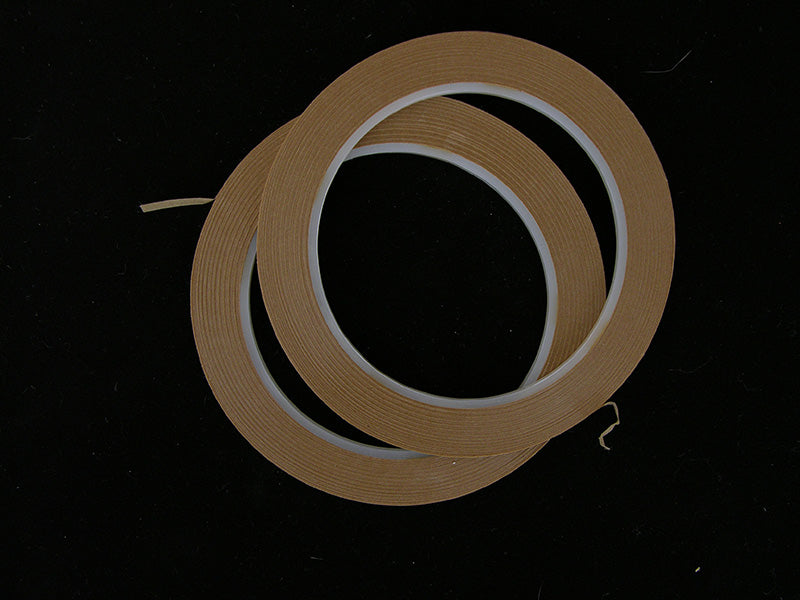 Iron-on Rim Tape Supporting Strips for Dry Mounting