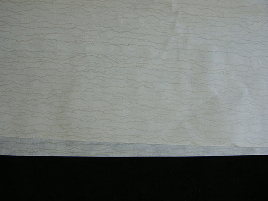 Marbled Wave Xuan Paper, Semi-Sized Large Sheet - 52″ × 26″, Blue Grey / Cappuccino / Coffee