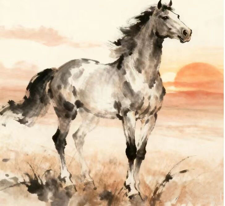 Galloping into 2026: Painting the Horse in Ink and Watercolor on Mondays, 01/05-03/16