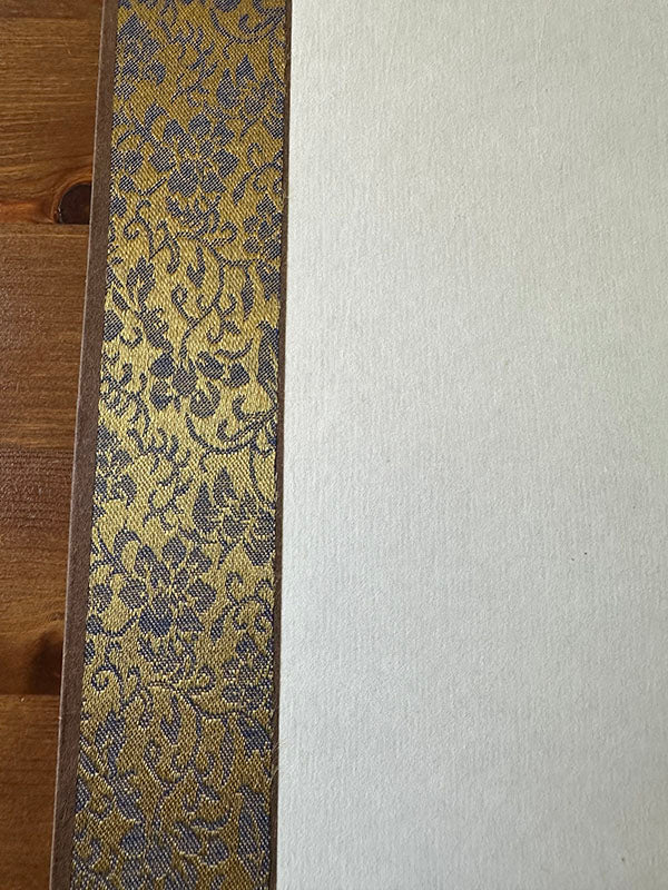 Blank Hanging Silk Scroll SM for Sumi-e & Calligraphy (29" x 11") - Choose Your Color