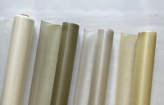3-Thread Silk for Gongbi Painting, Antique Color, 33.5" Width Cut to Order by the Yard