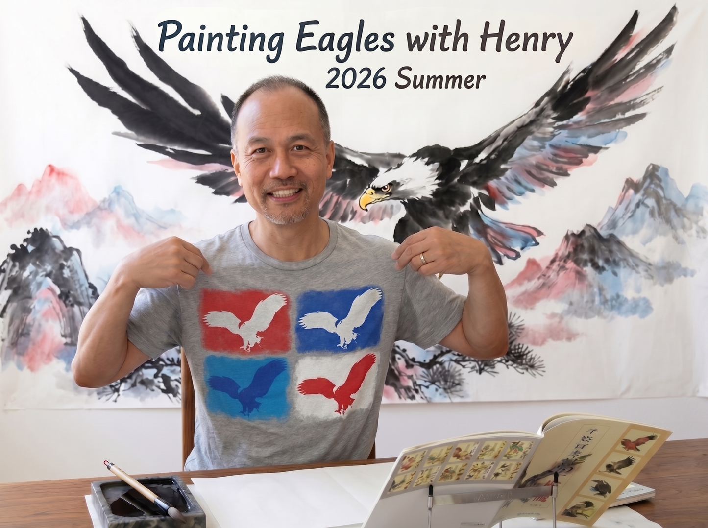 A 10-Week Class on Painting Eagle & Owls with Henry