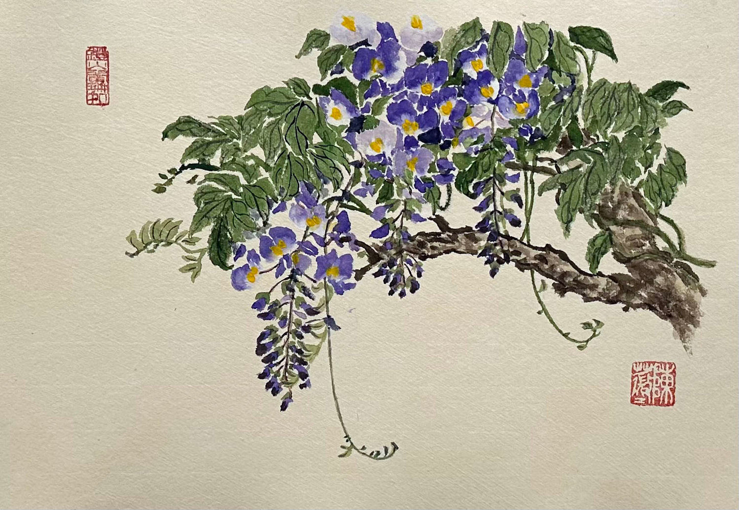 Paint Wisteria with Victoria - Live on Zoom March 11th with Forever Access to Recording