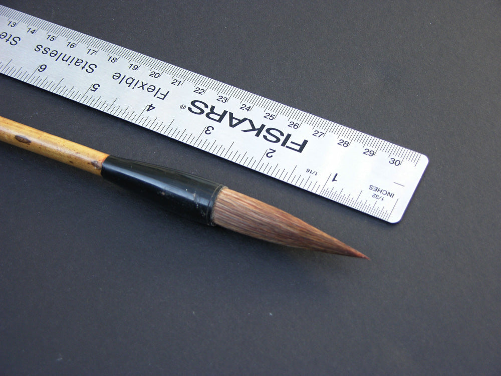 Master Xu Laosan's Multi-Function Wolf Hair Brush – From Orchid Blades to Flat Watercolor Washes - 2 Sizes Available
